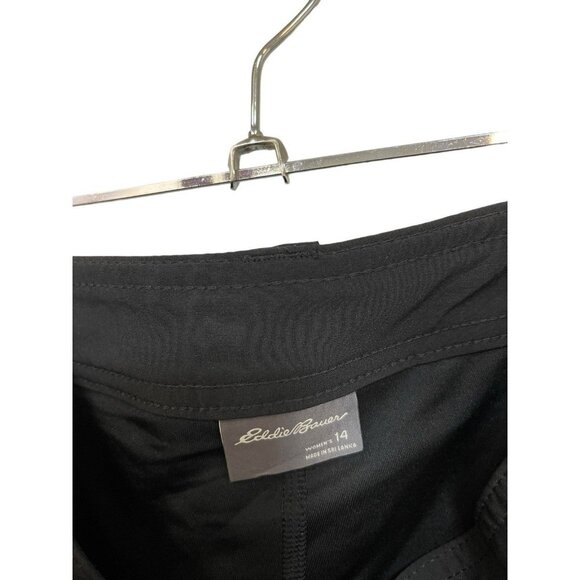 Eddie Bauer Skort Black Active ahiló g Golf Athletic Size 14 Stretchy - Picture 2 of 8